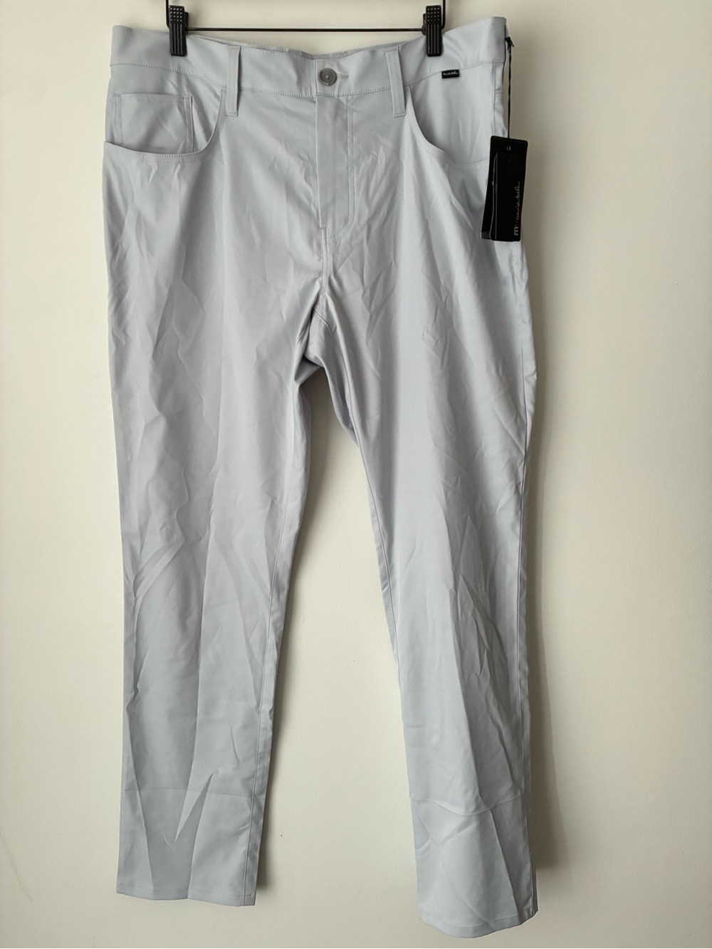 Travis Mathew Pants Mens 36 Prestige Lifestyle Performance Golf Gray NWT